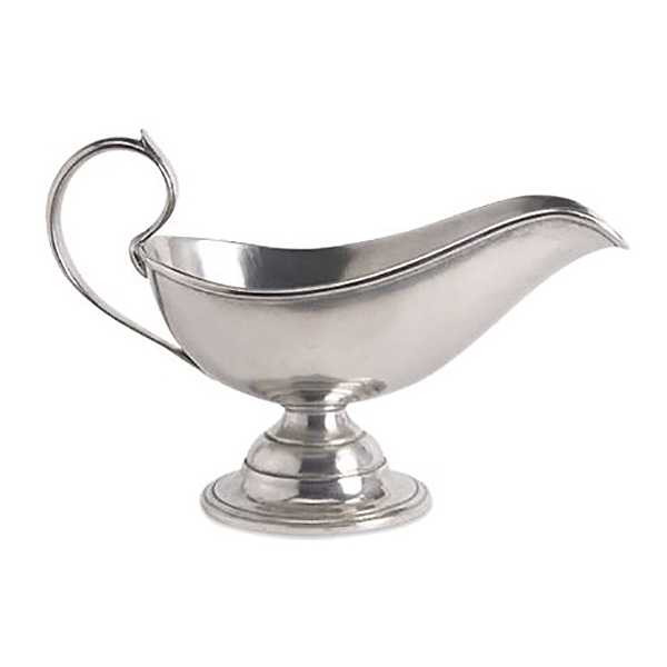Match Pewter Gravy Boat, Large