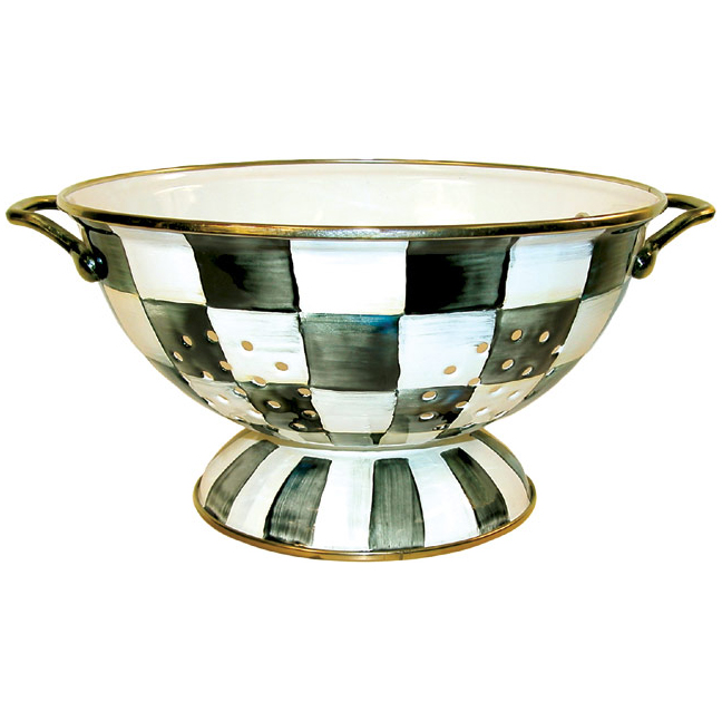 MacKenzie-Childs Courtly Check Colander