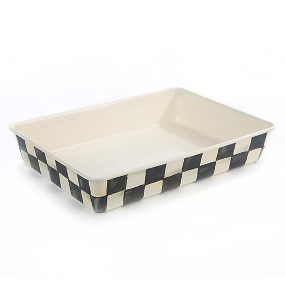 MacKenzie-Childs Courtly Check Enamel Baking Pan, 9x13