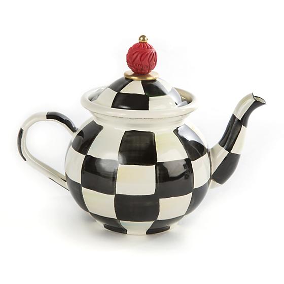 MacKenzie-Childs Royal Check 4 Cup Teapot