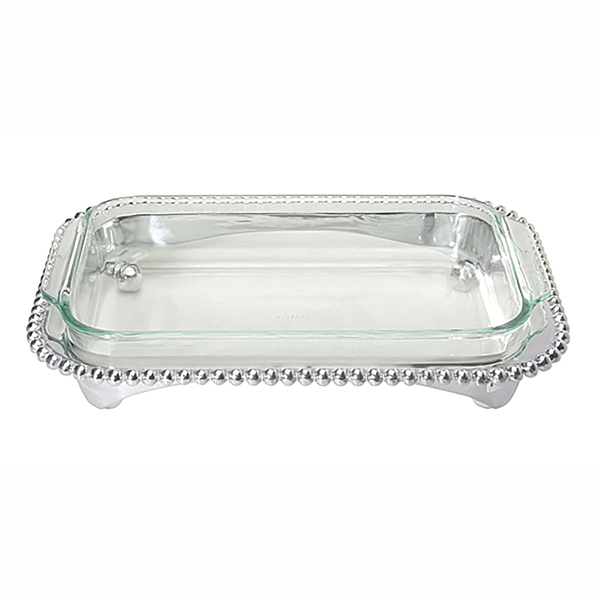 Mariposa Pearled Casserole 3QT Pyrex