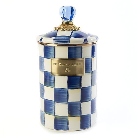 MacKenzie-Childs Royal Check Canister, Large