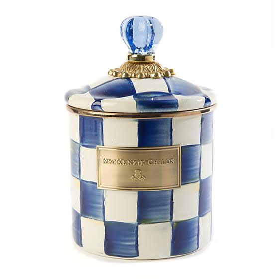 MacKenzie-Childs Royal Check Canister, Small