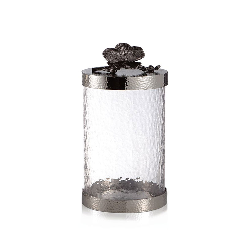 Michael Aram Black Orchid Canister, Medium