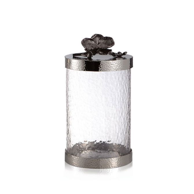 Michael Aram Black Orchid Canister, Medium