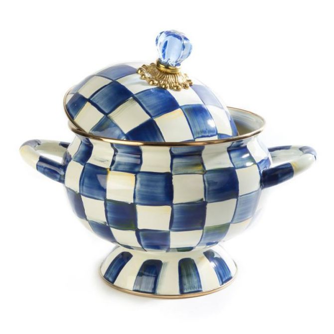 MacKenzie-Childs Royal Check Tureen