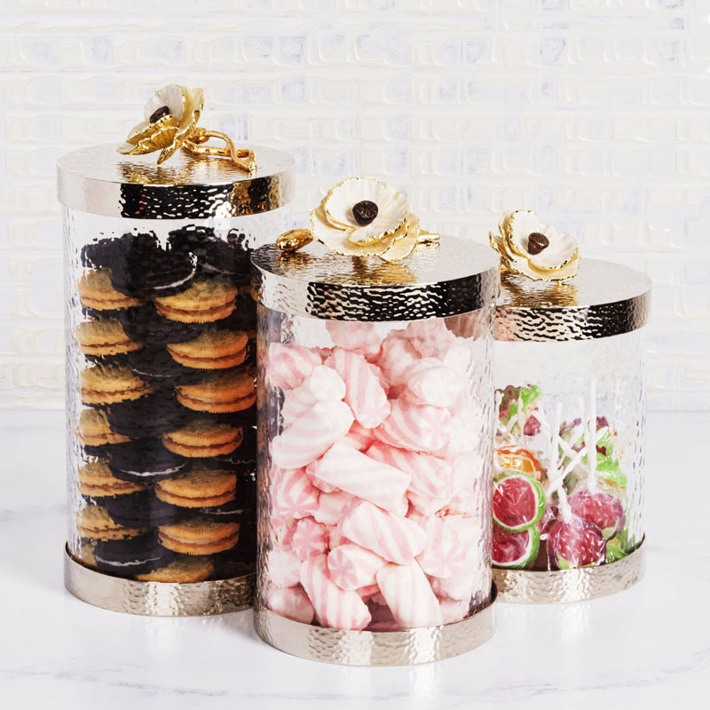 Michael Aram Anemone Canister, Extra Small