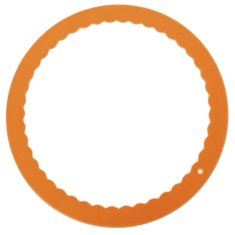 Nora Fleming Band Together Bowl Cover, Orange