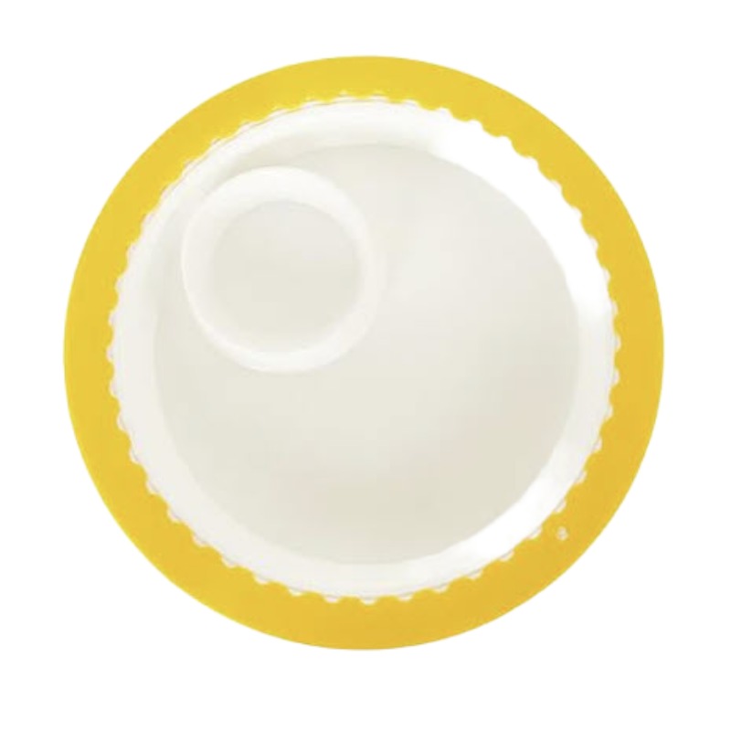 Nora Fleming Band Together Bowl Cover, Yellow