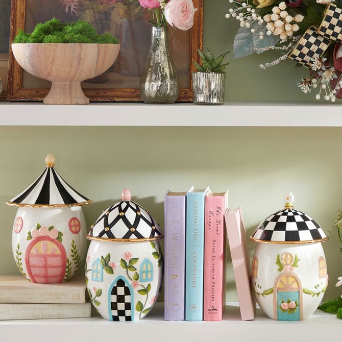 MacKenzie-Childs Spring Fling Canisters, Set of 3 | 35514-2185
