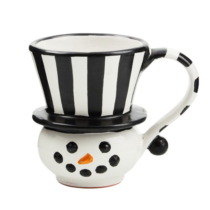 MacKenzie-Childs Snowman Ceramic Mug