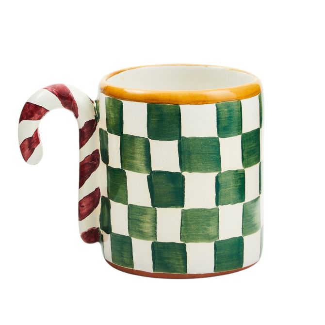 MacKenzie-Childs Holiday Sweets Ceramic Mug
