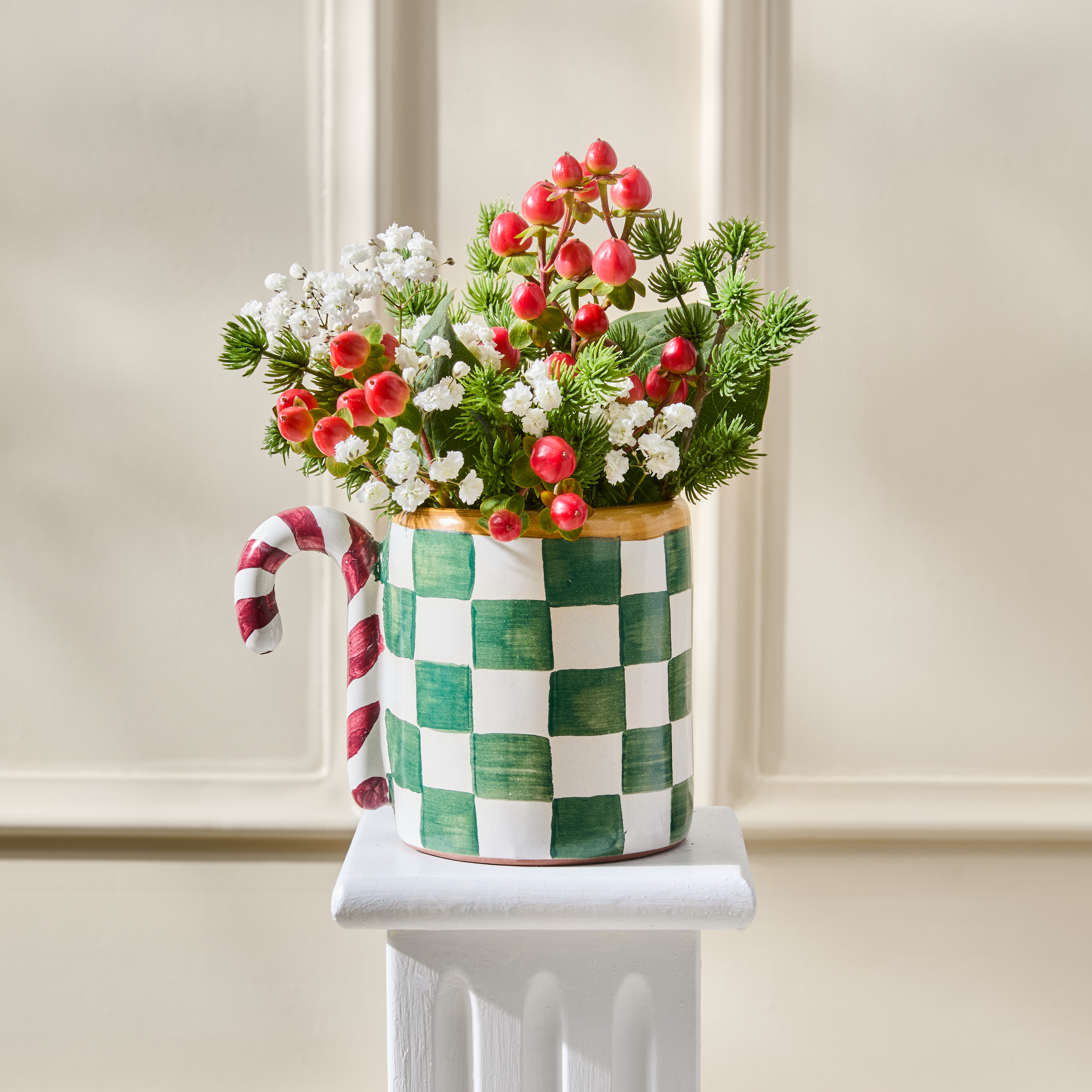 MacKenzie-Childs Holiday Sweets Ceramic Mug