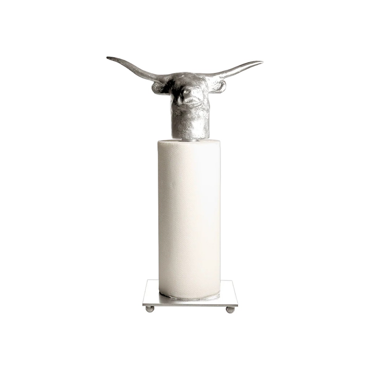 Jan Barboglio Jefe Paper Towel Holder, Nickel Plated