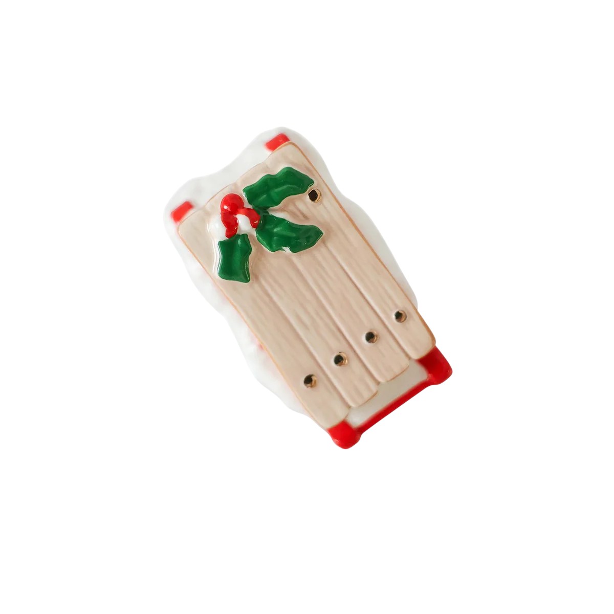 Nora Fleming ho ho Whoa! Vintage Sled Mini