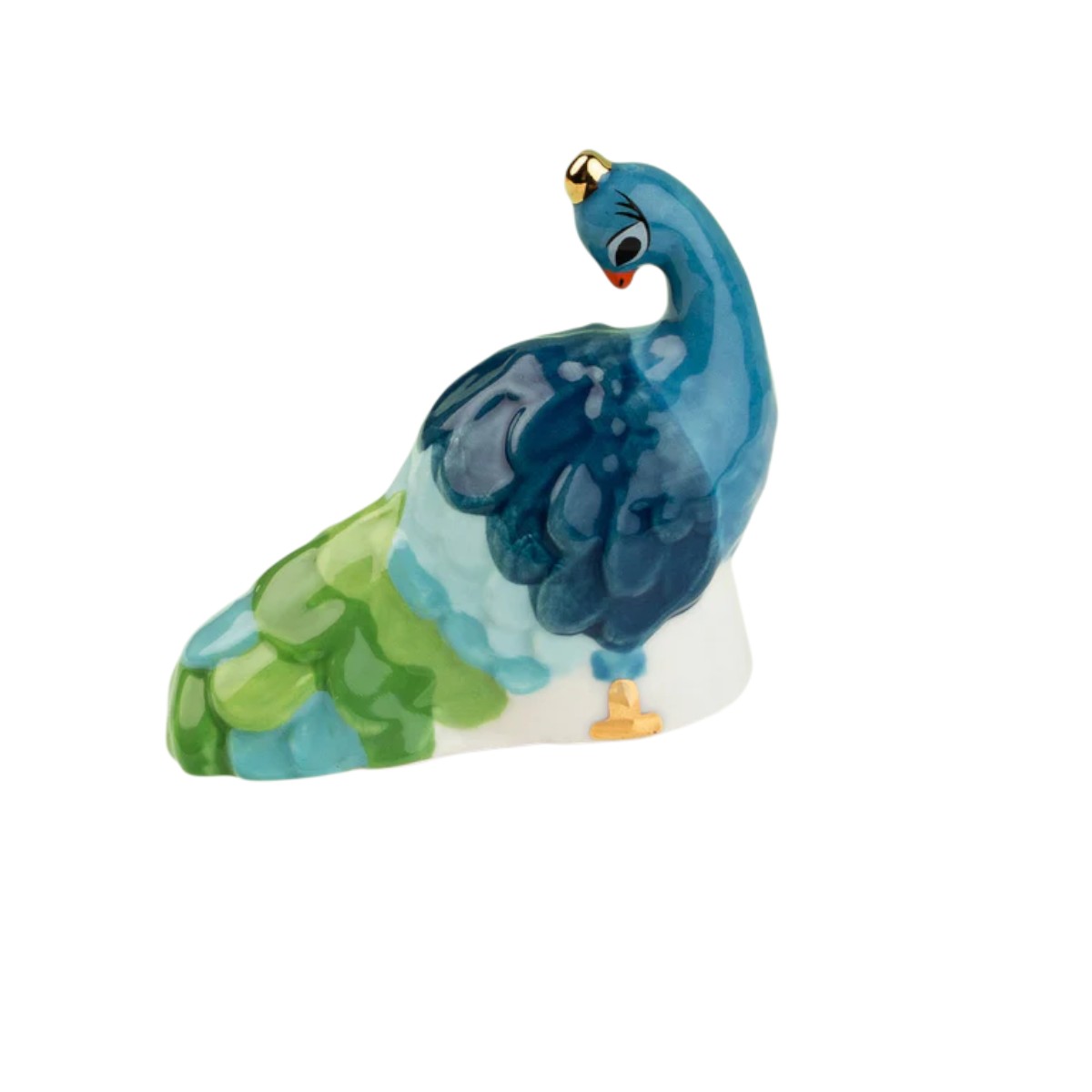 Nora Fleming Fancy Feathers Peacock Mini