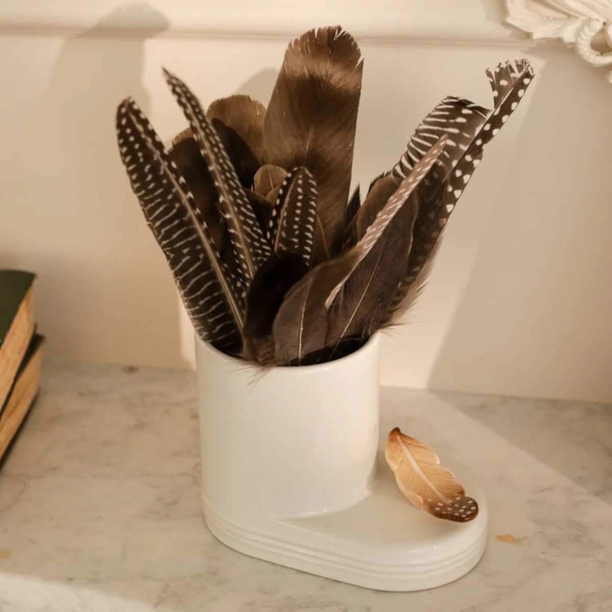 Nora Fleming Creative Quill Feather Mini