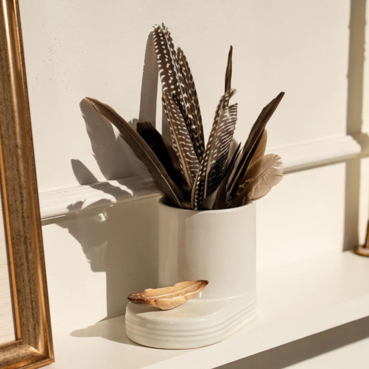 Nora Fleming Creative Quill Feather Mini