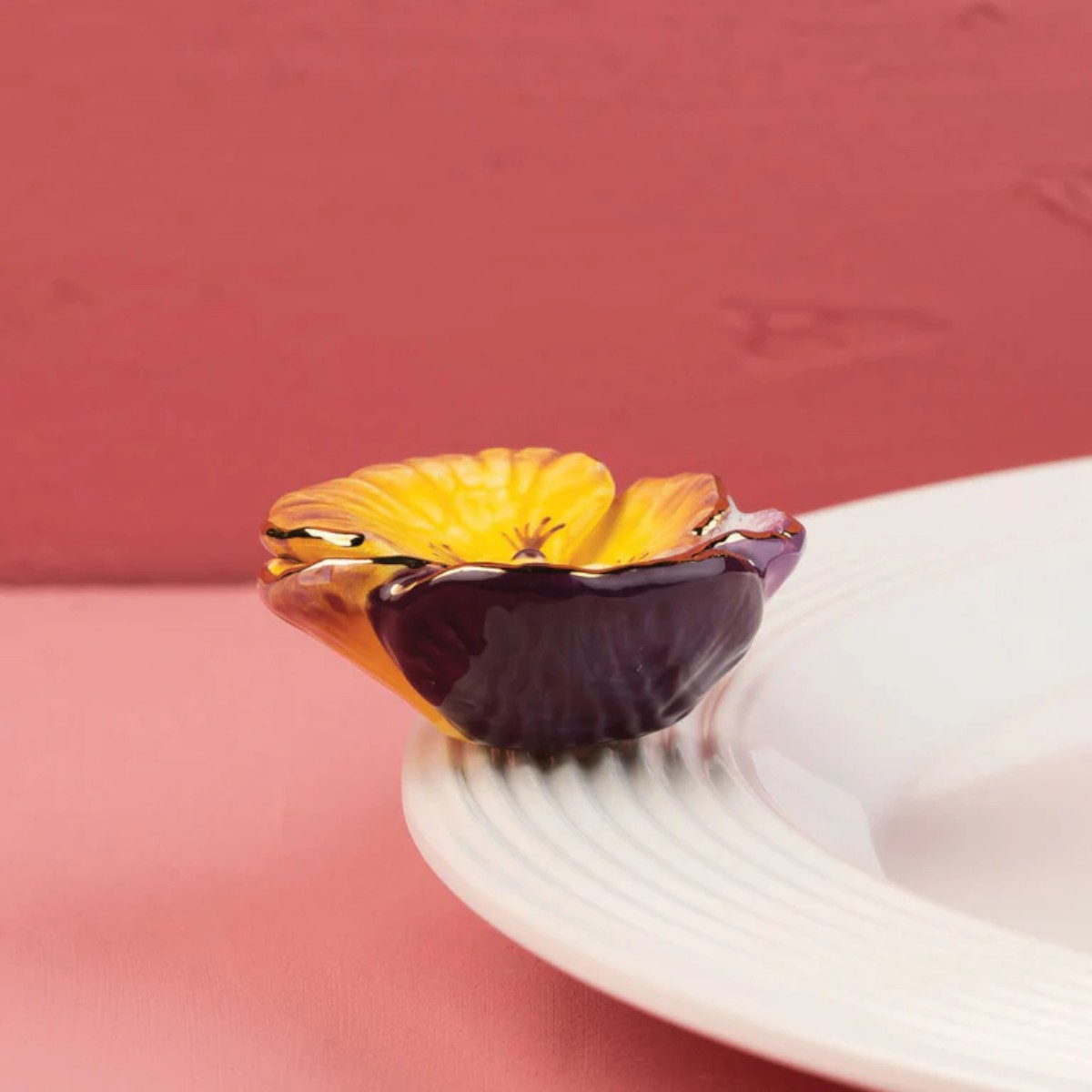 Nora Fleming Pansy Pop Mini