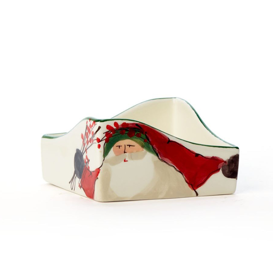 Vietri Old St. Nick Cocktail Napkin Holder