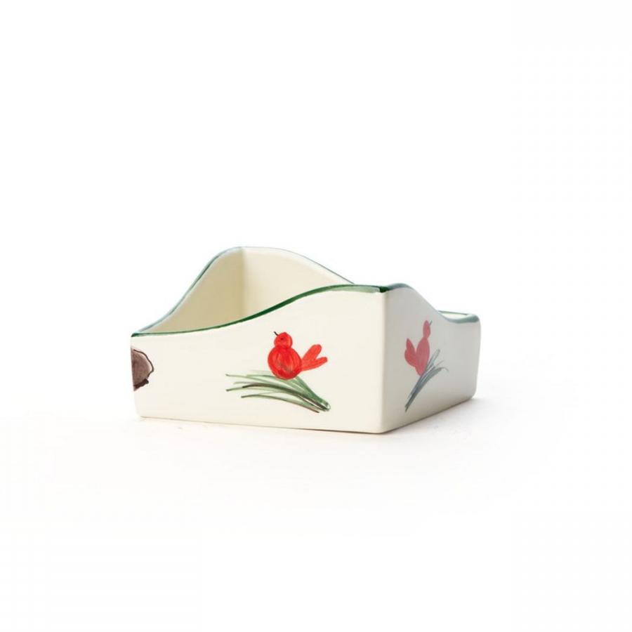 Vietri Old St. Nick Cocktail Napkin Holder