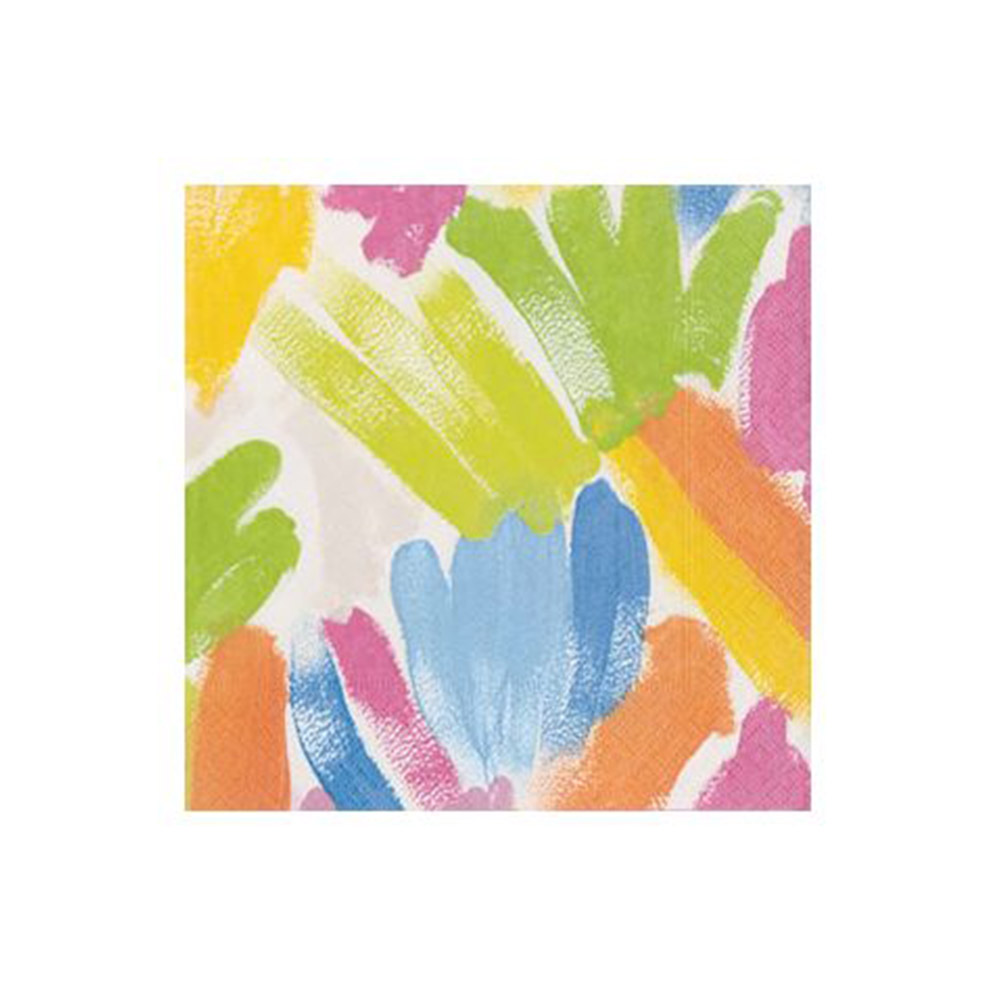 Caspari Brushstroke Paper Luncheon Napkins 13770L Borsheims