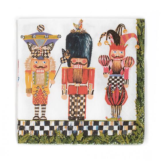 MacKenzieChilds Nutcracker Brigade Cocktail Napkins Borsheims