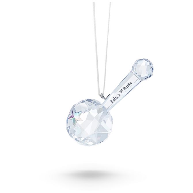 Swarovski Baby's 1st Rattle Ornament