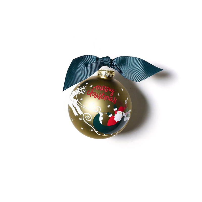 Coton Colors Merry Christmas To All Glass Ornament