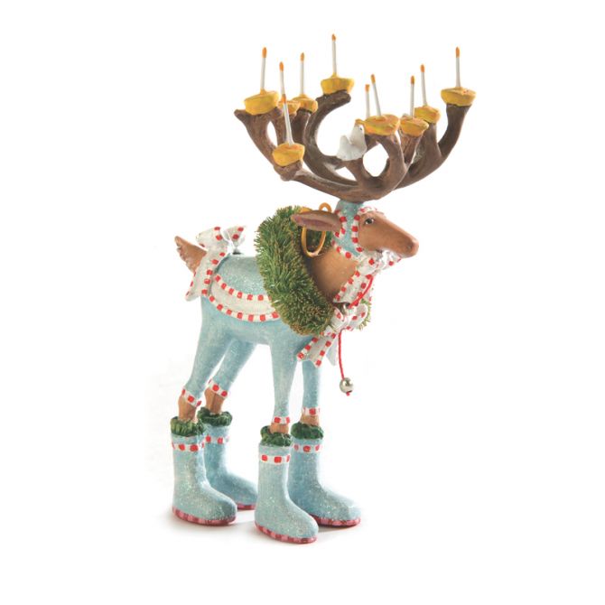 MacKenzie-Childs Patience Brewster Dash Away Reindeer Mini Ornament, Dasher