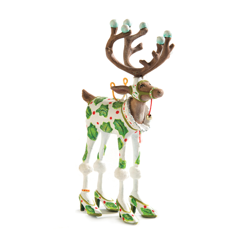 MacKenzie-Childs Patience Brewster Dash Away Reindeer Mini Ornament, Vixen