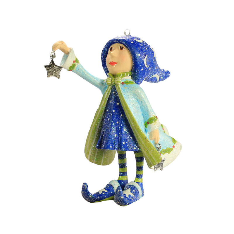 MacKenzie-Childs Patience Brewster Dash Away Comet's Elf Mini Ornament