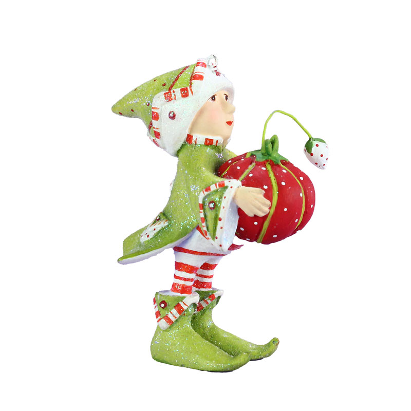 MacKenzie-Childs Patience Brewster Dash Away Prancer's Elf Mini Ornament