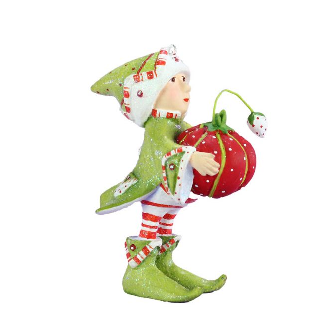 MacKenzie-Childs Patience Brewster Dash Away Prancer's Elf Mini Ornament