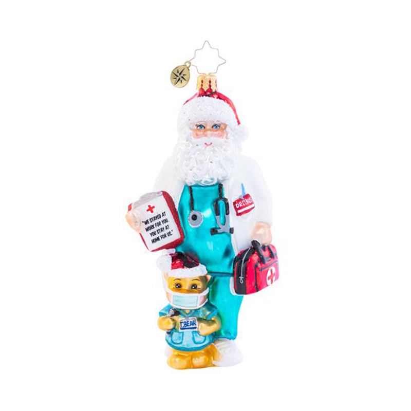 Christopher Radko Dr. Claus Cares Ornament
