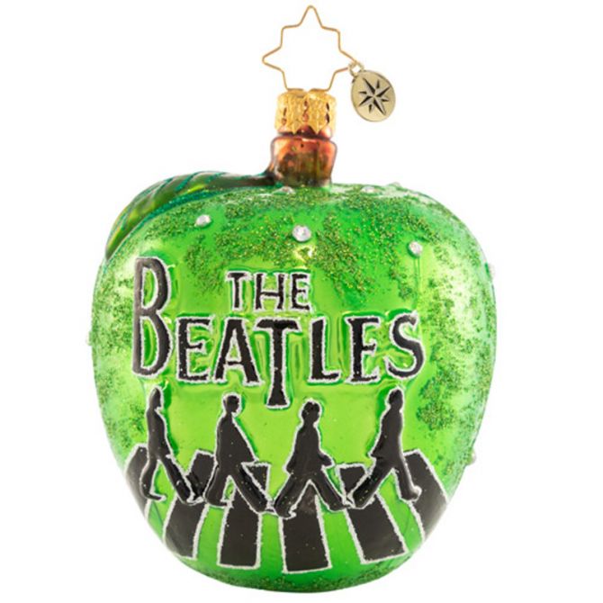Christopher Radko Abbey Road Apple Ornament