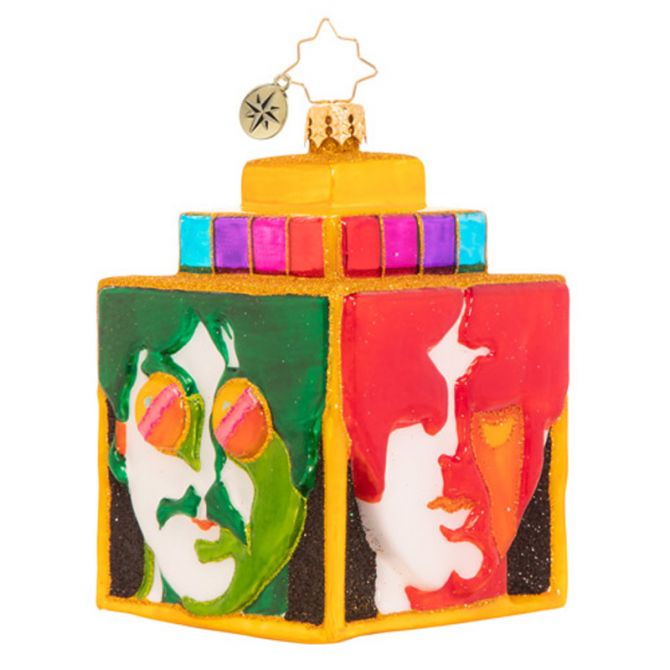 Christopher Radko Sea of Science Cube Ornament