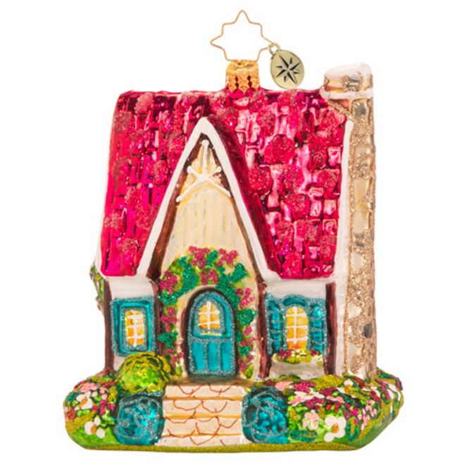 Christopher Radko Santa's Sprin Time Abode Ornament