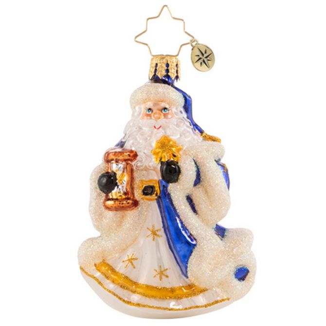 Christopher Radko Celestial Santa Gem Ornament