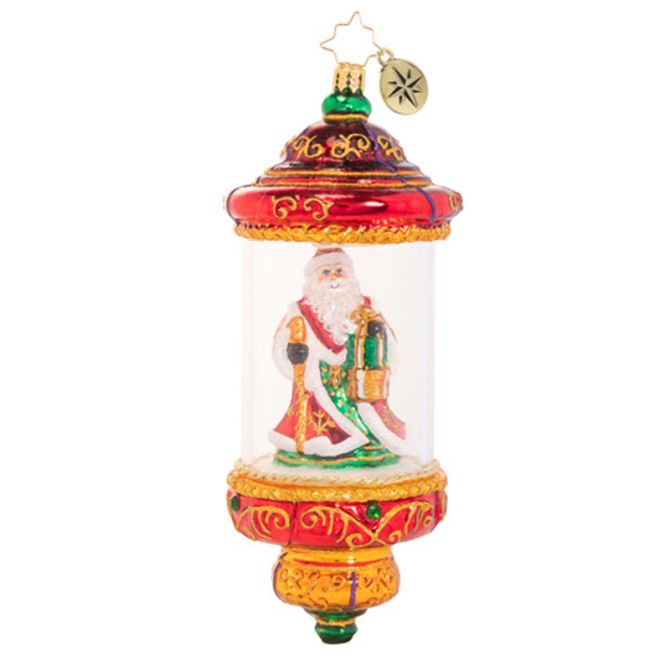 Christopher Radko Shine Bright Santa Ornament