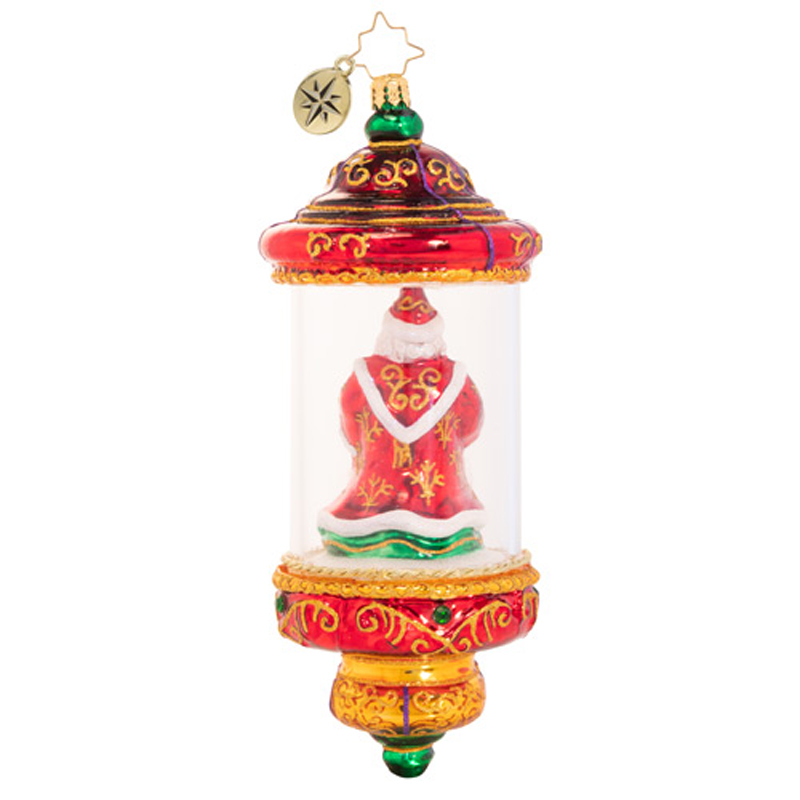 Christopher Radko Shine Bright Santa Ornament