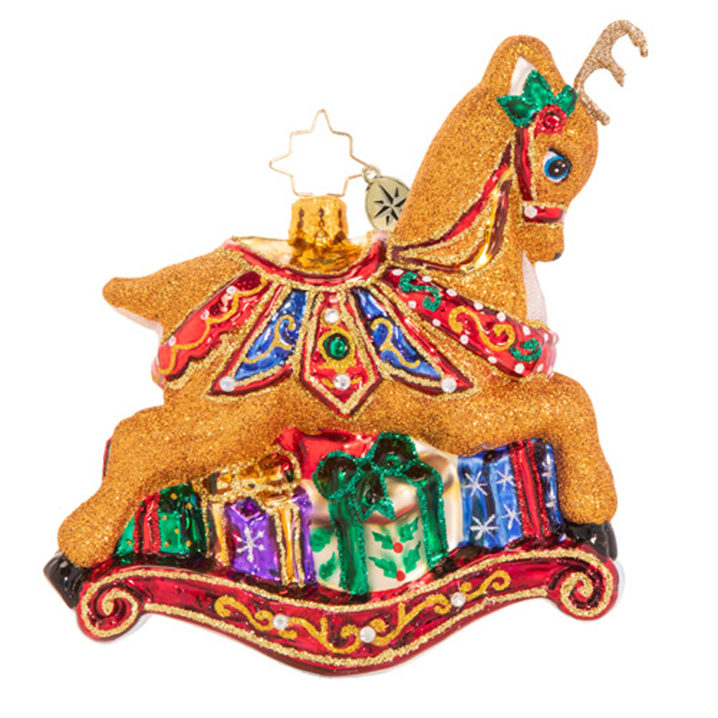 Christopher Radko The Buck Rocks Here Ornament