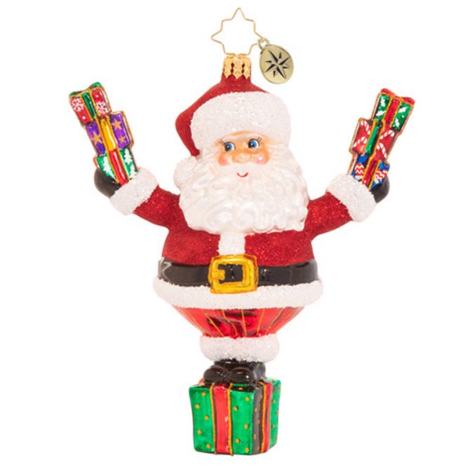 Christopher Radko Top Of His Game Claus Ornament