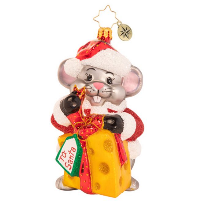 Christopher Radko Swiss On His List Ornament