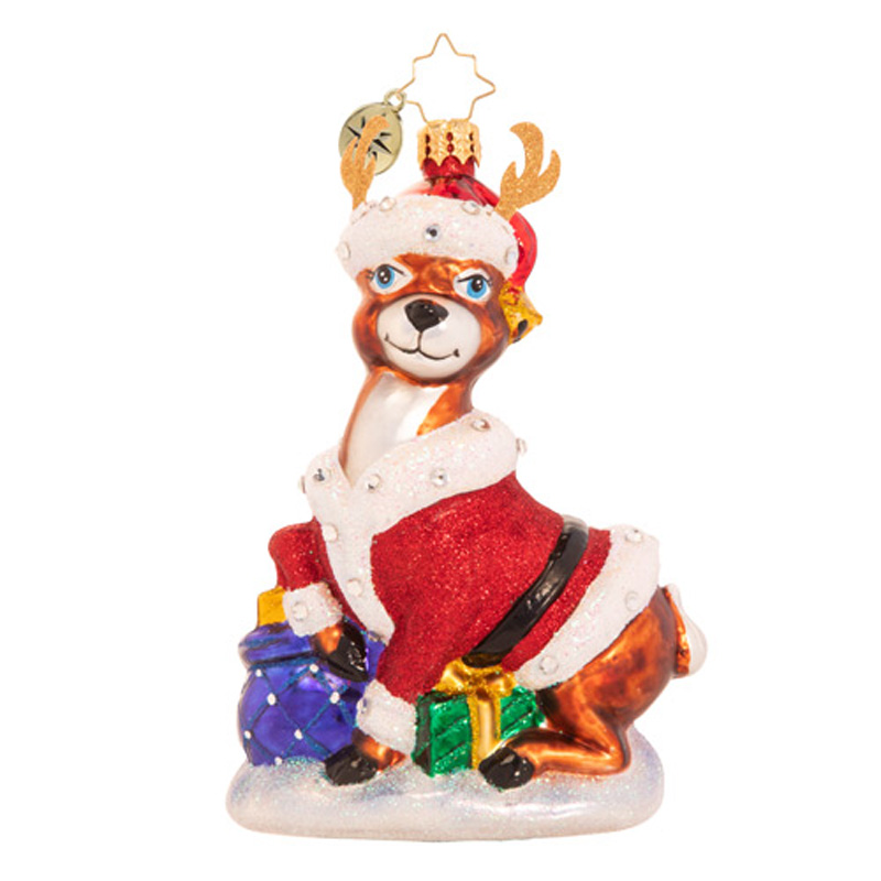 Christopher Radko Going Stag This Christmas Ornament