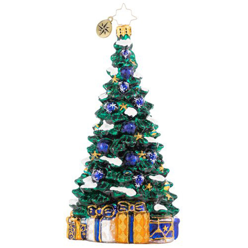 Christopher Radko Shimmering In Sapphire Ornament