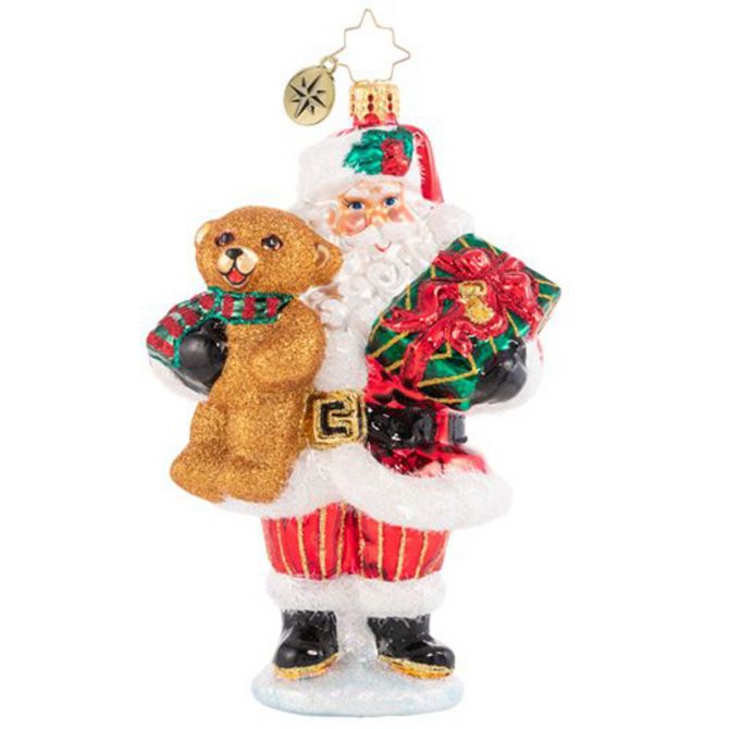 Christopher Radko The Gift Of Teddy Ornament