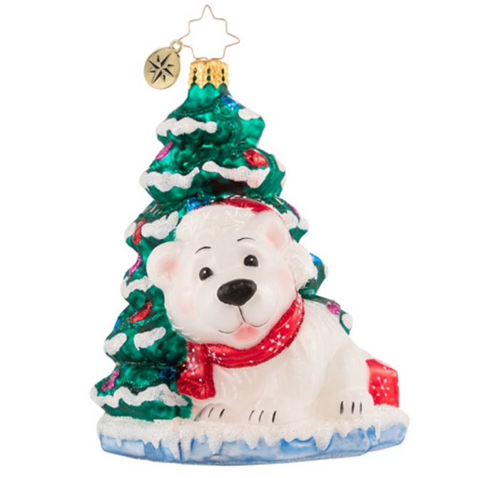 Christopher Radko Drifting Into Christmas Ornament
