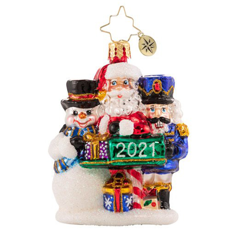 Christopher Radko A Forever Treasured Trio 2021 Gem Ornament