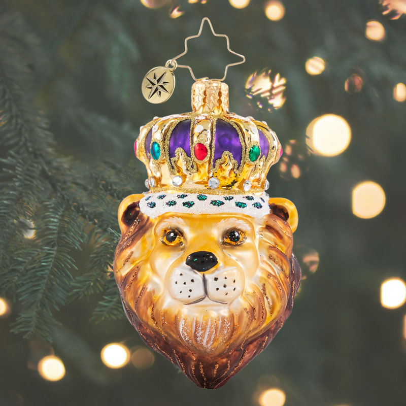 Christopher Radko Roaring Royalty Gem Ornament